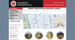 Desktop Screenshot of hudsonmcdonald.com